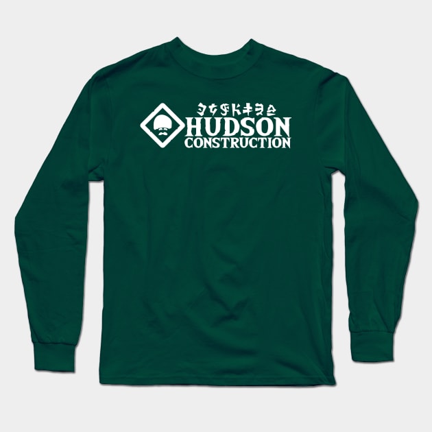Hudson Construction Long Sleeve T-Shirt by Nicklemaster